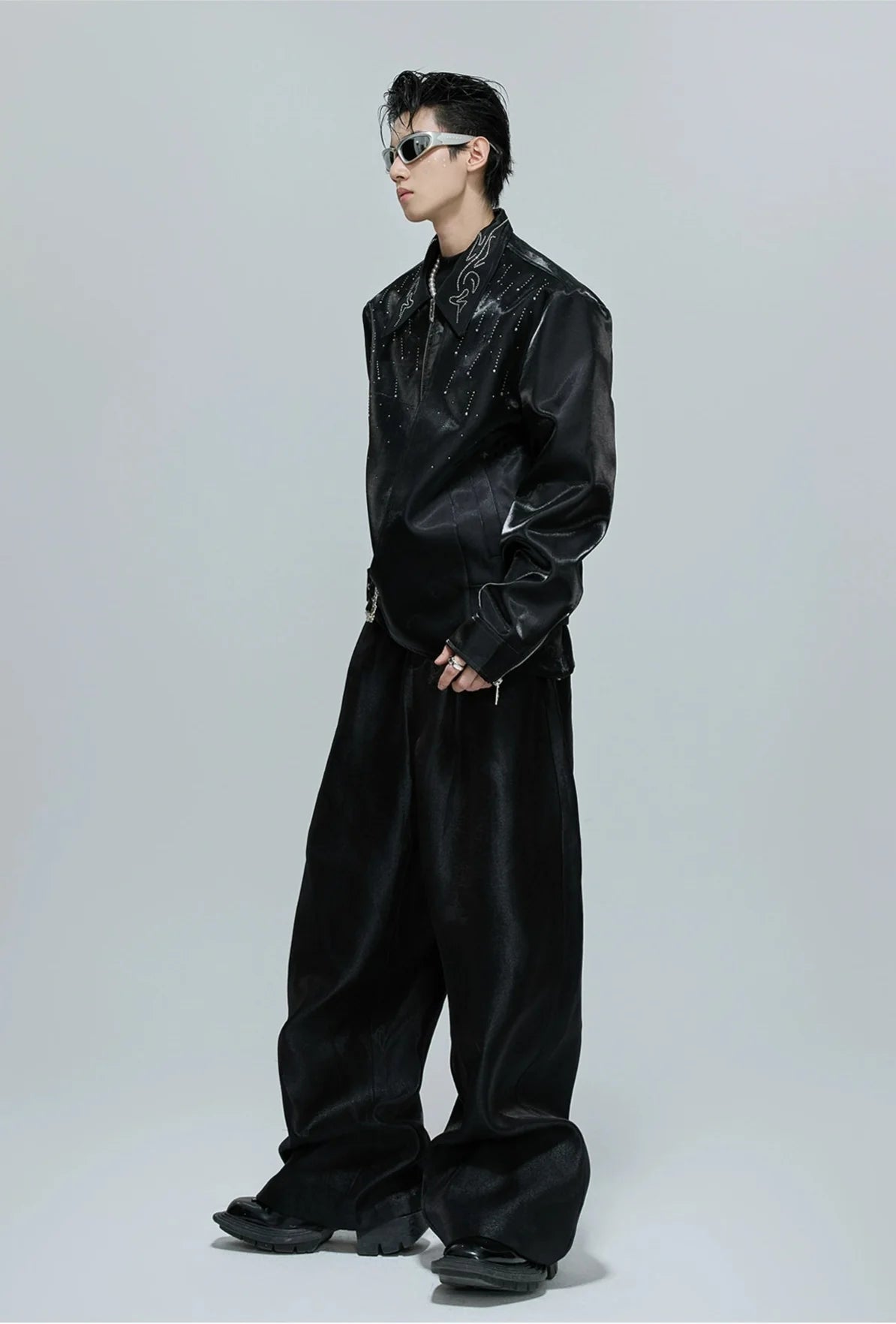【25s Oct.】Stars* Matte Rhinestone Shiny Jacket