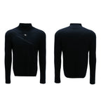 【25s Nov.】High-neck Deconstructed Base Layer High-elastic Metallic T-shirt