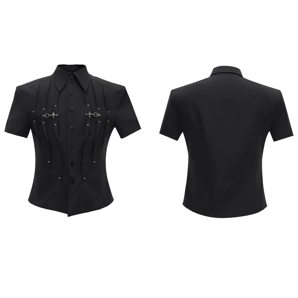 【26s Apr.】Pleated Waist Structured Shirt