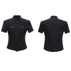 【26s Apr.】Pleated Waist Structured Shirt