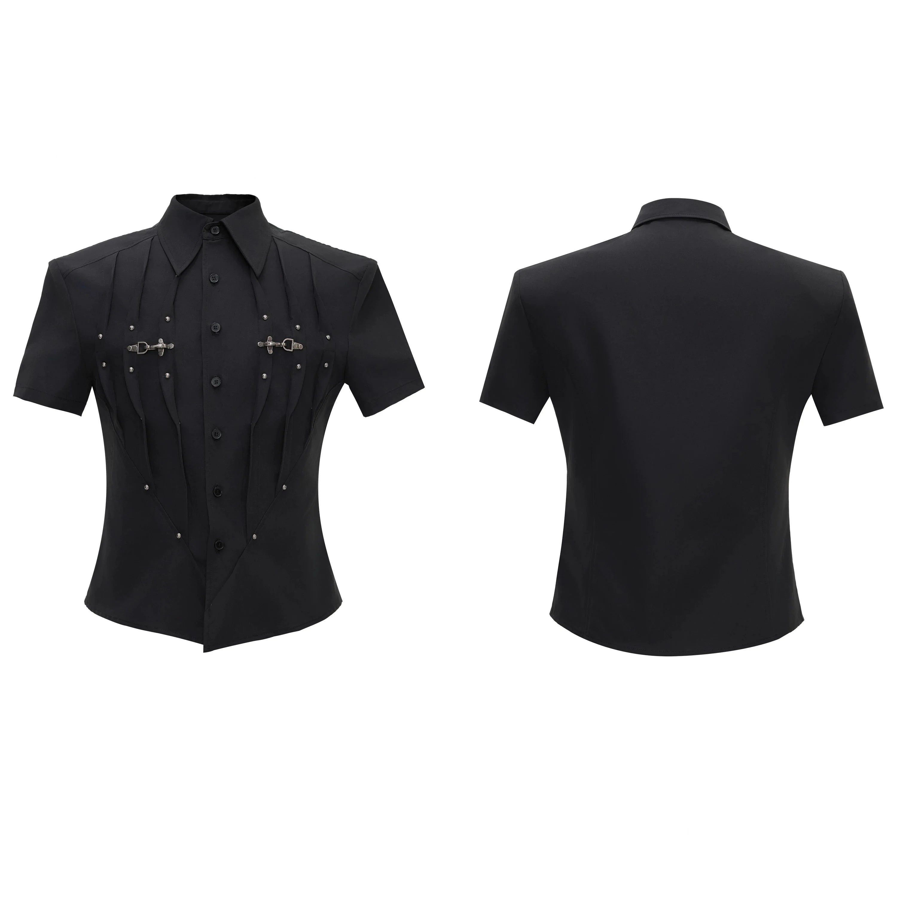 【26s Apr.】Pleated Waist Structured Shirt