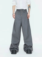 【26s Apr.】Silver Detail Double-Breasted Tailored Suit Set