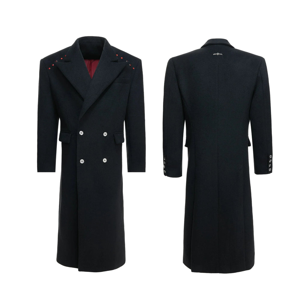 【26s Feb.】Structured Double-Breasted Wool Long Coat
