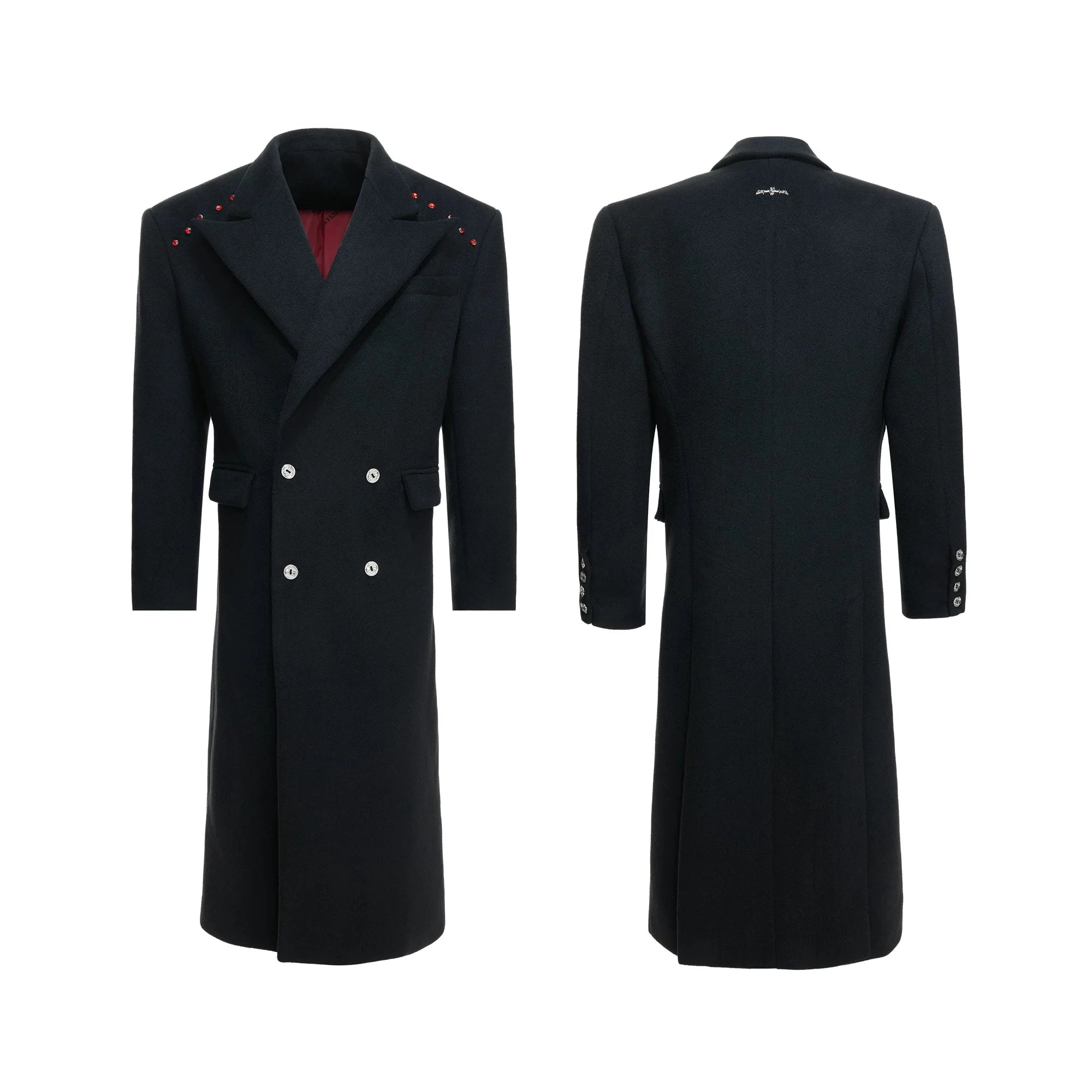 【26s Feb.】Structured Double-Breasted Wool Long Coat