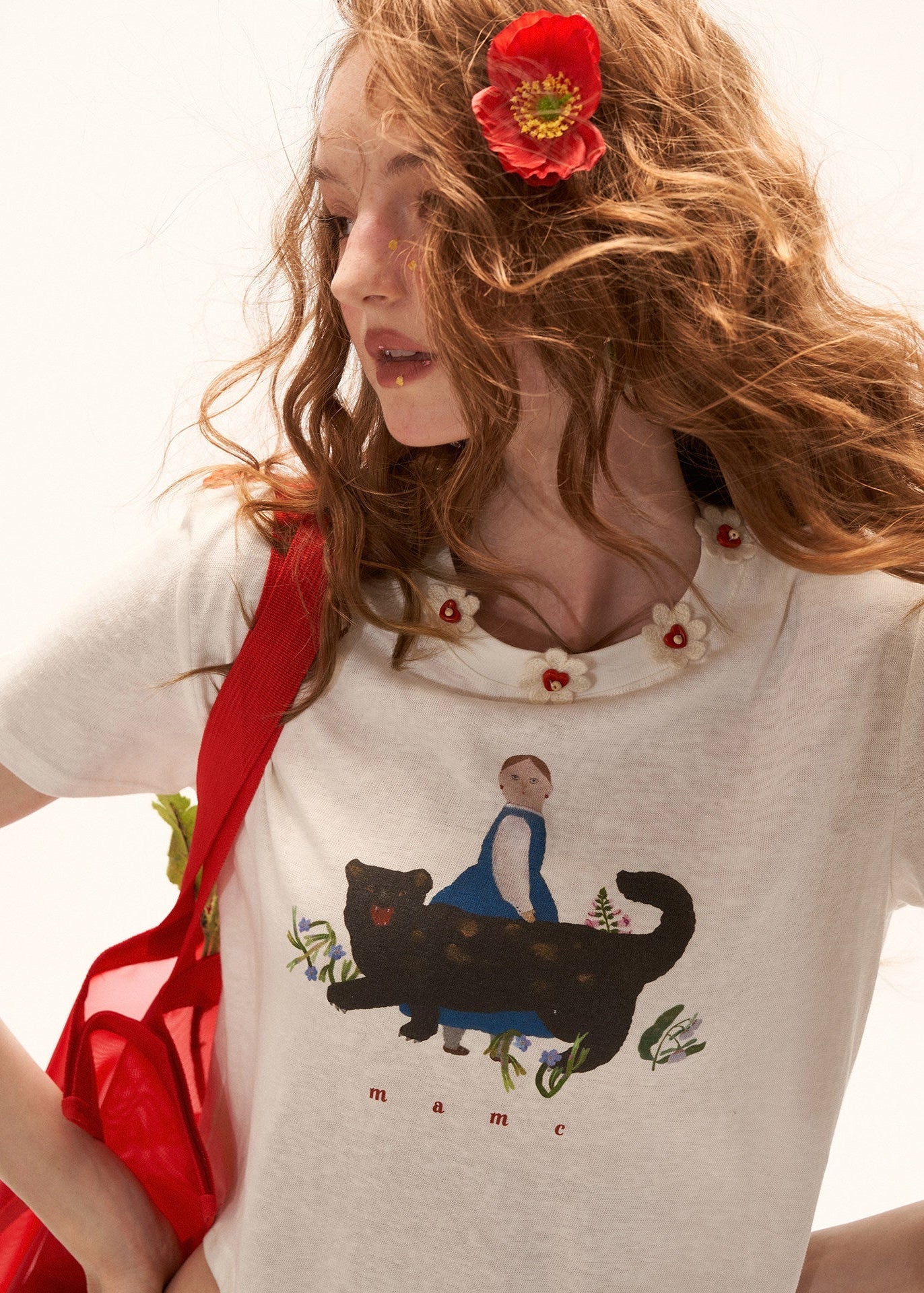 Panther Art Cropped T-Shirt