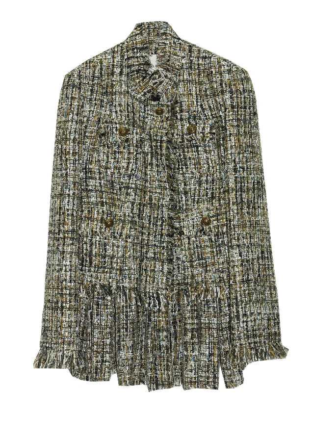 Wandering Muse Destructed Tweed Jacket