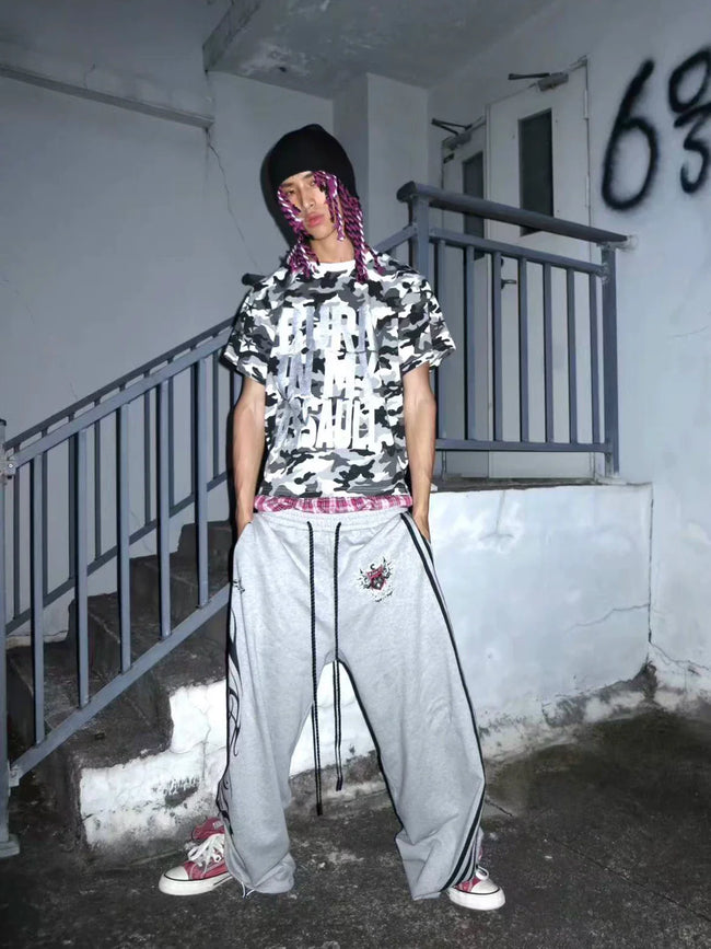Silver Foil Graphic Street Tee Main Image