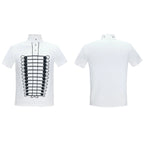 Napoleon Chain Embroidered Polo Tee