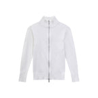 【26s Jan.】Slim-Fit Ribbed Stand Collar Double-Zip Knit Cardigan
