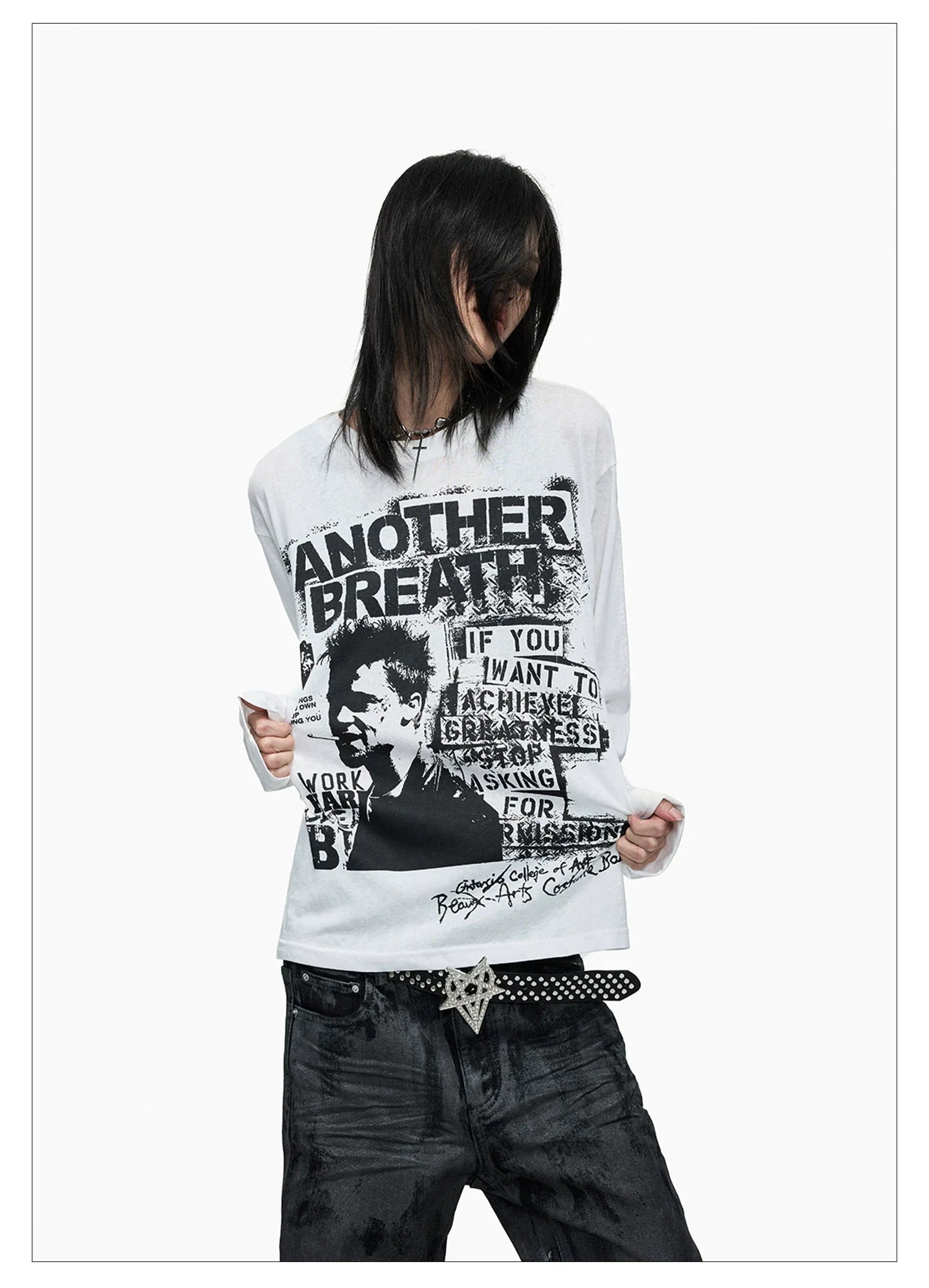 Punk Graphic Long Sleeve Tee