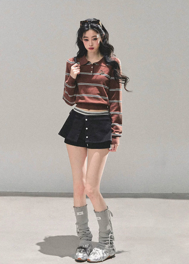 Virtual Line Knit Polo