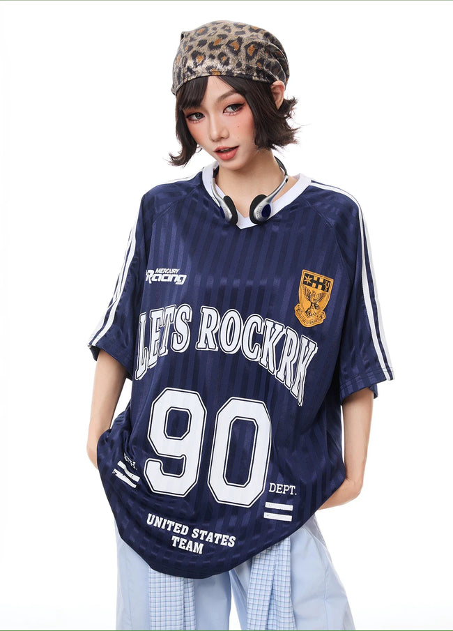 Vintage Stripe Blokecore Jersey Tee Hover Image