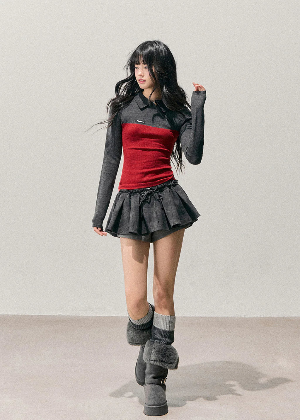 Undercurrent Knit Polo Top