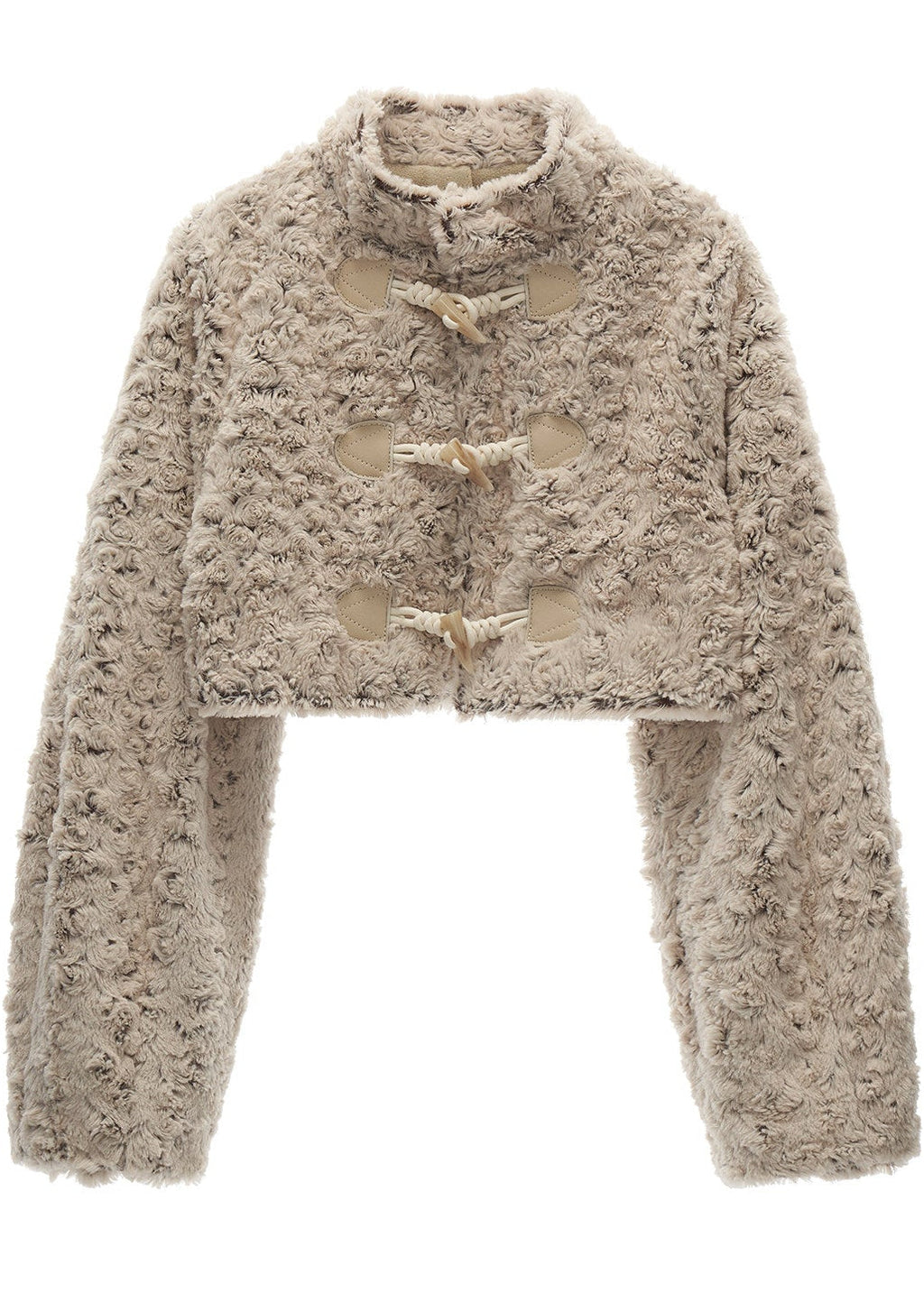 Floral Micro Collar Jacket
