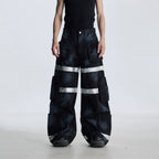 【25s Aug.】Street Dirty Dyed Multi-pocket Jeans