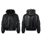 【25s Sep.】Punk Mountain Eagle Large Fur Collar Jacket