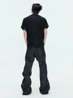 【26s Apr.】Studded Pleated Spine Structure Tee
