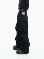 【26s Jan.】Deconstructed Vintage Curved Straight Denim Pants