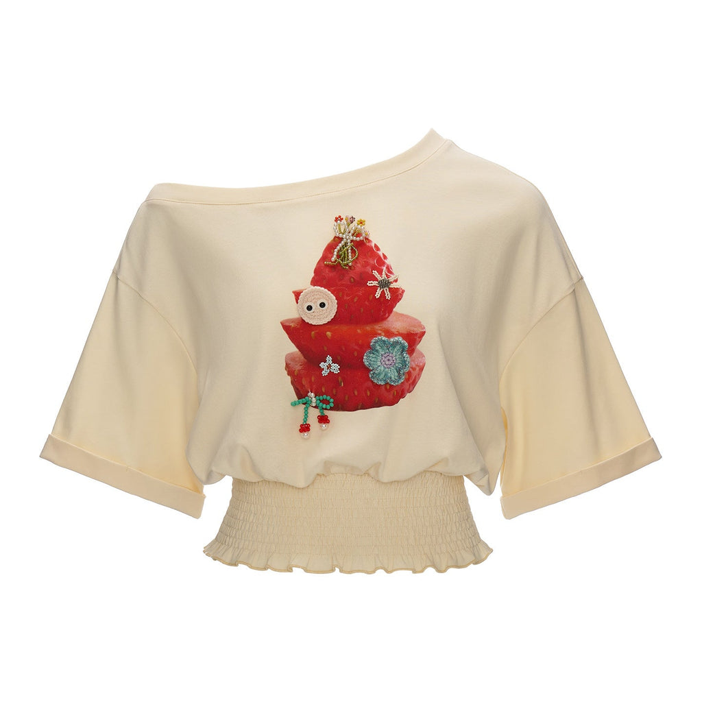 Strawberry Tart Graphic T-Shirt