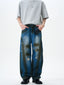 【25s Aug.】Distressed Straight-Leg Jeans