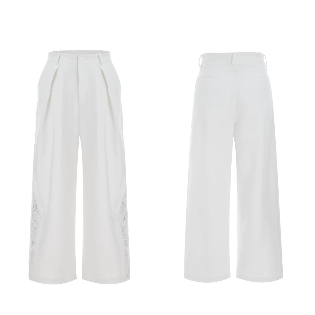 【25s Jun.】Palace Embroidery Pattern Trousers
