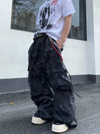 【25s Jun.】Vintage Sand Snake Camouflage Punk Pants