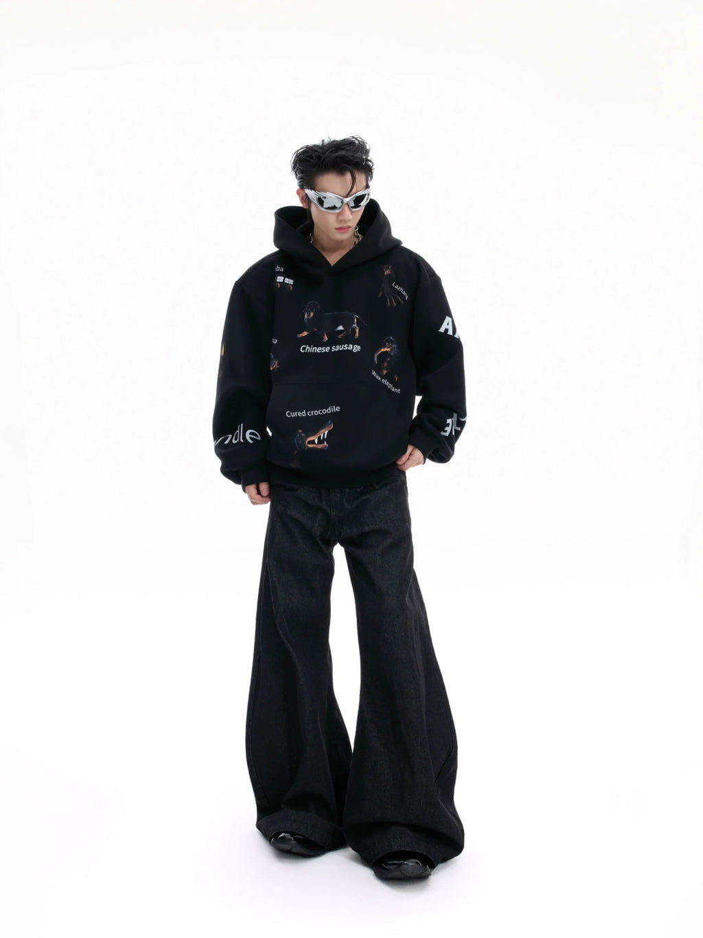 【25s Aug.】Dachshund-Inspired Short Hoodie