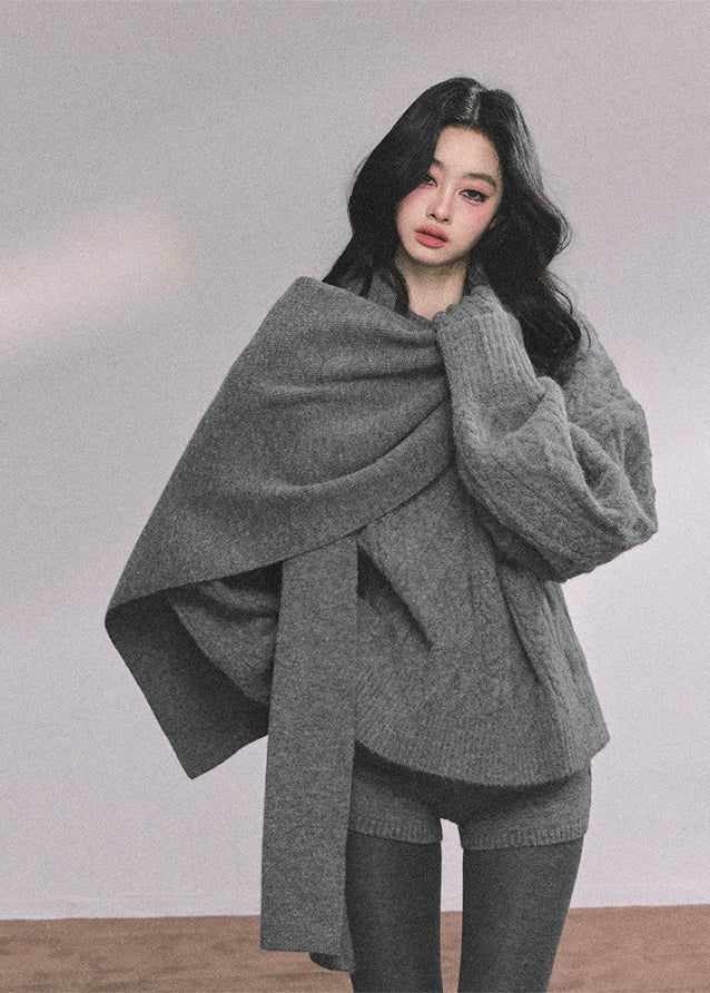 Maison Lumière Luxe Knit Three-Piece Set