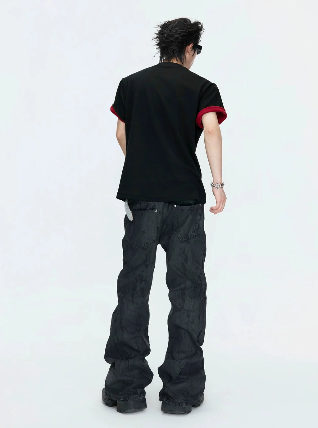 【26s Apr.】Reversible Contrast Oversized Sleeve Tee