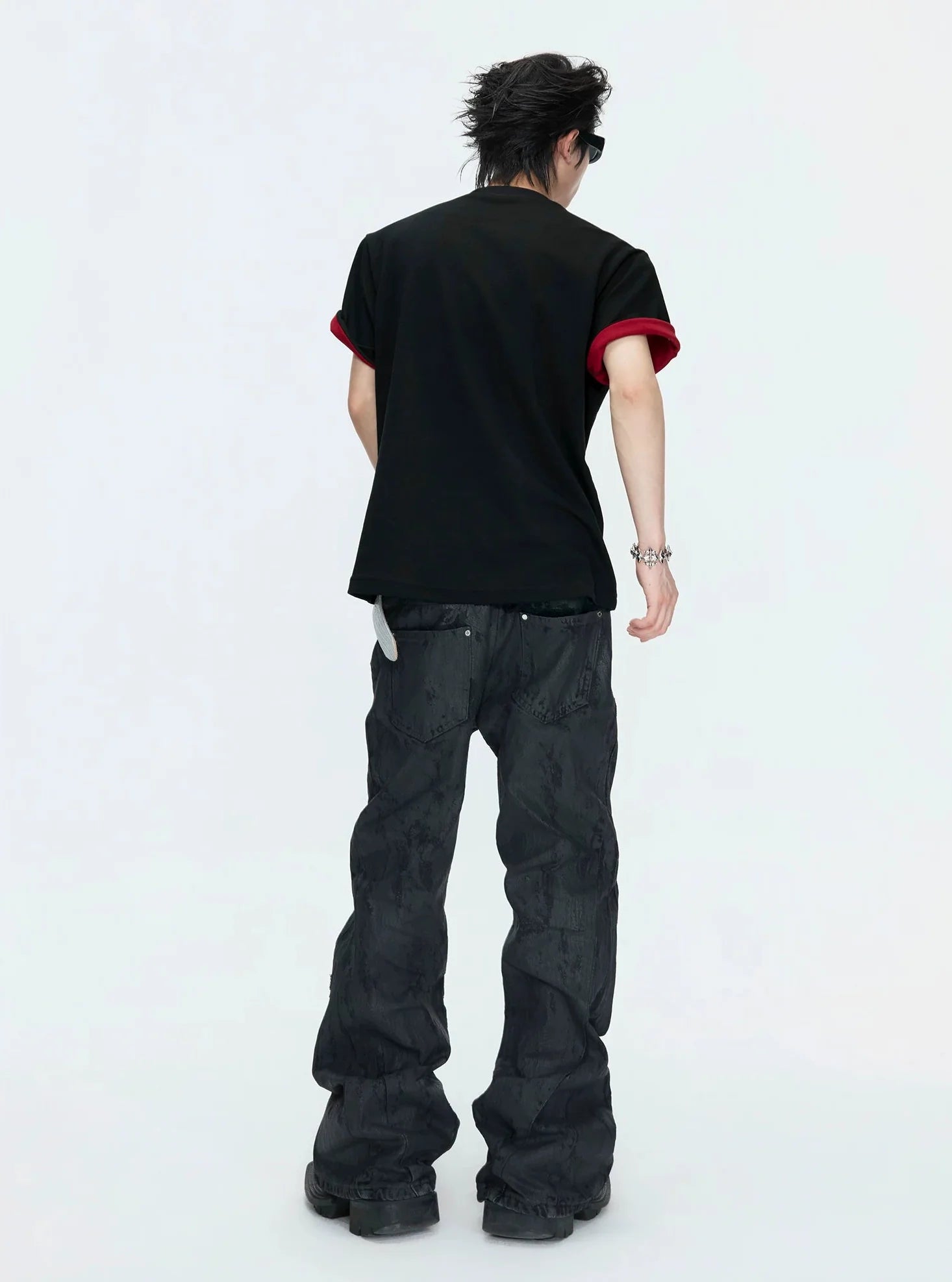【26s Apr.】Reversible Contrast Oversized Sleeve Tee
