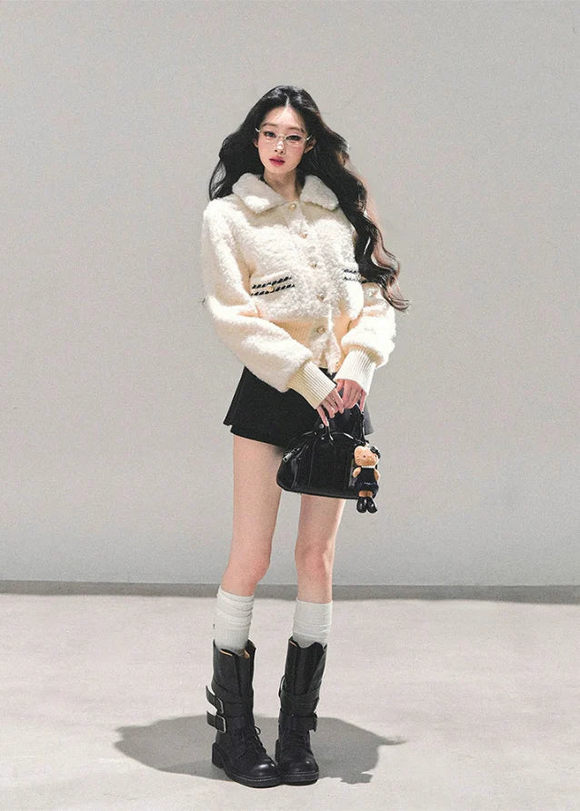 Winter Pearl Plush Jacket