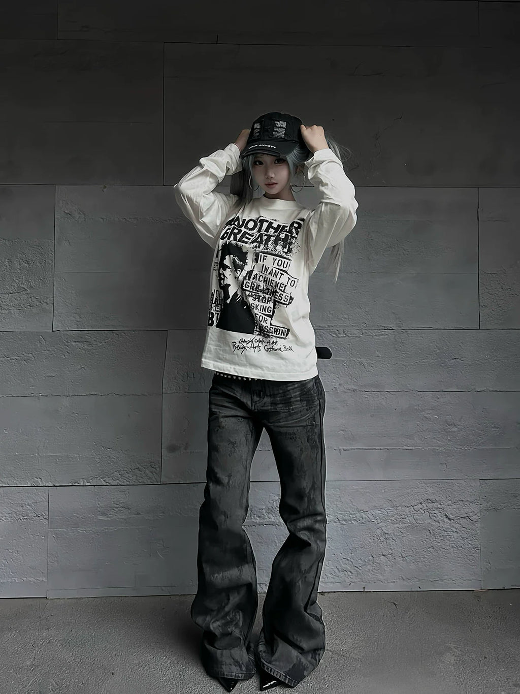 Punk Graphic Long Sleeve Tee