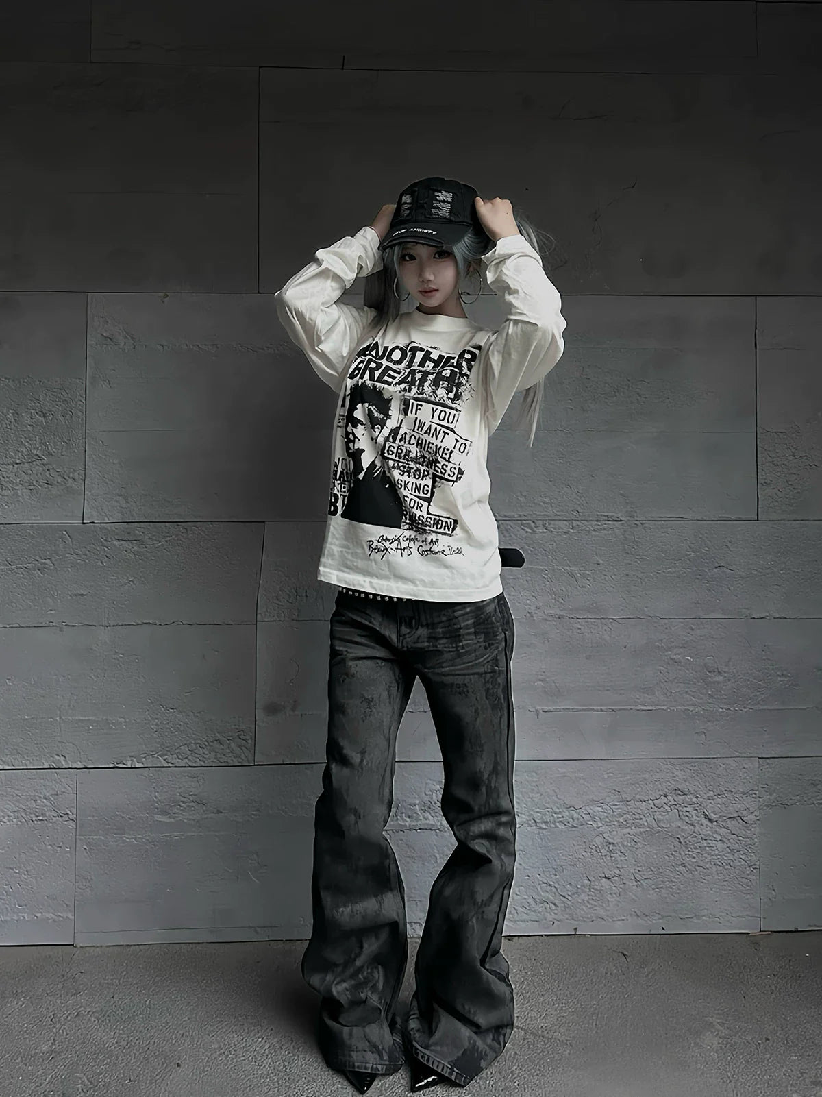 Punk Graphic Long Sleeve Tee