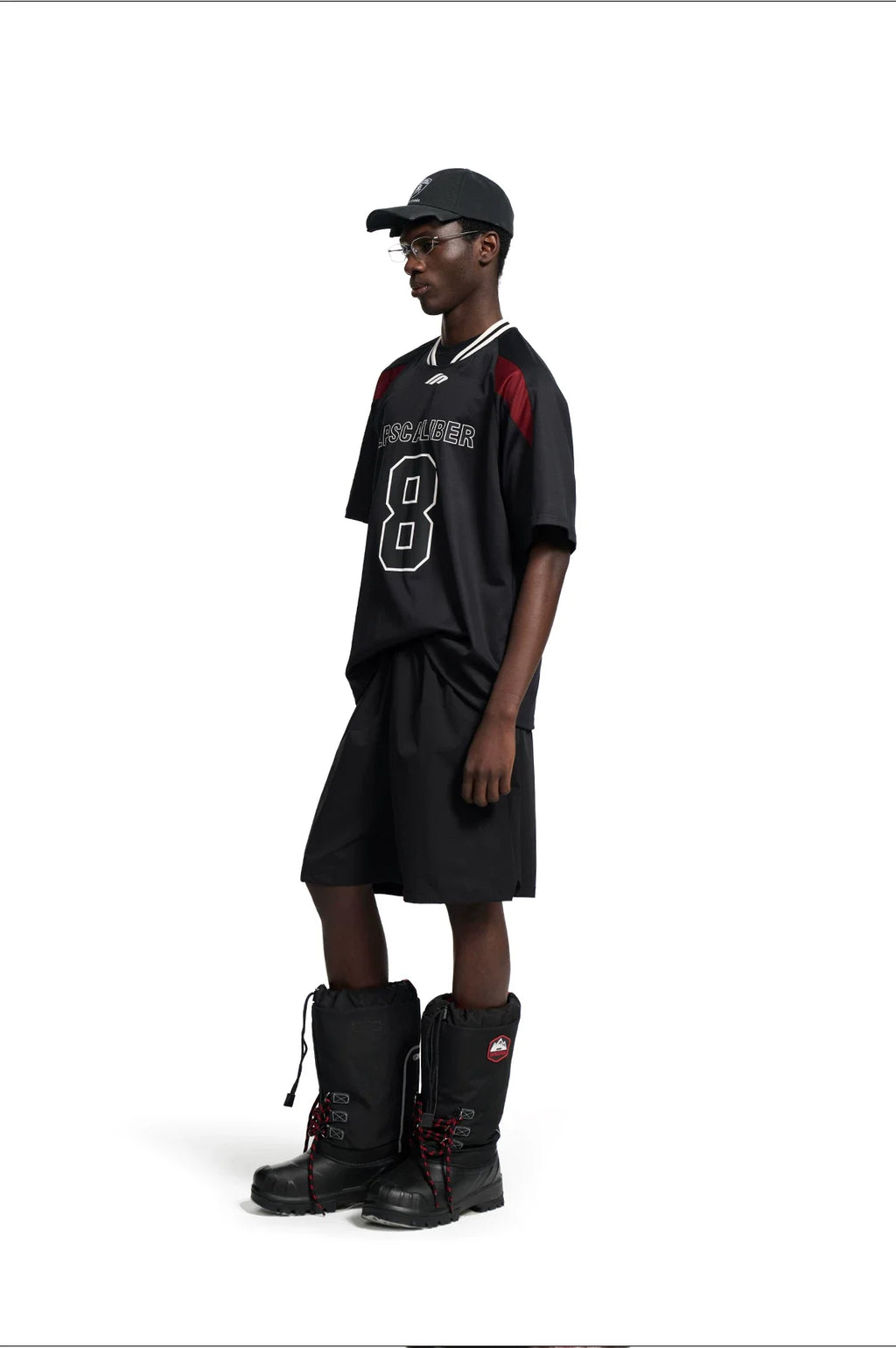Retro Number Contrast Jersey Tee