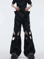 【25s Jul.】Trend Pioneer Hollow Wrap Casual Pants