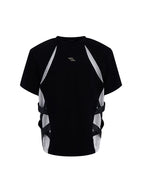 【25s Jun.】Deconstructed Mesh Panel T-shirt