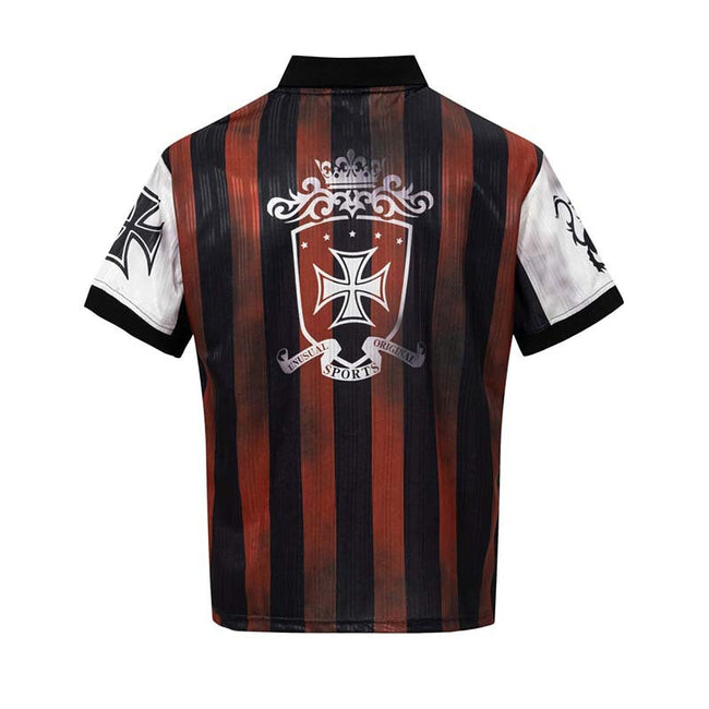 Vintage Badge Stripe Polo Jersey Tee Main Image