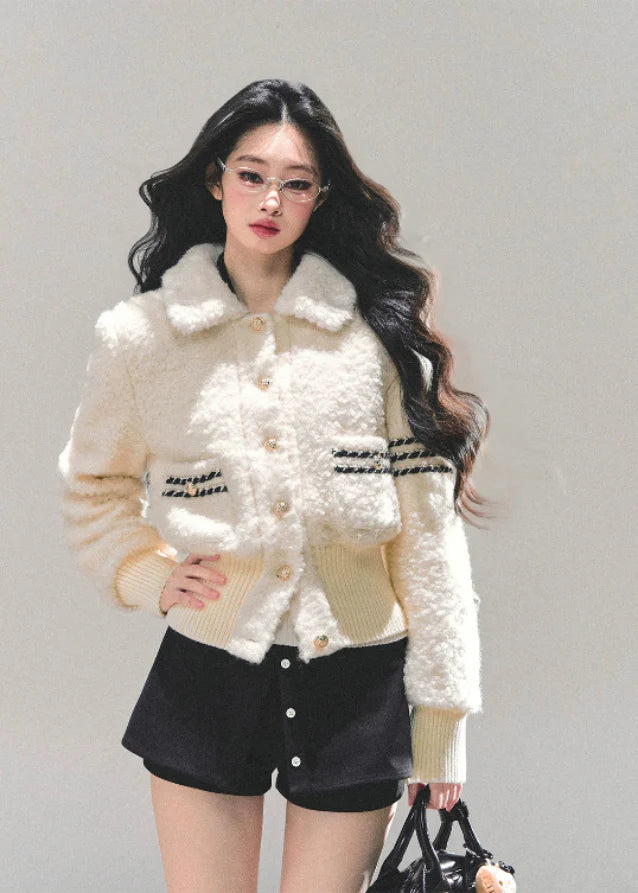 Winter Pearl Plush Jacket