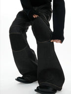 【26s Jan.】Hand-Stitched 14.5oz Raw Denim Knee-Panel Jeans