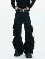 【26s Jan.】Deconstructed Vintage Curved Straight Denim Pants
