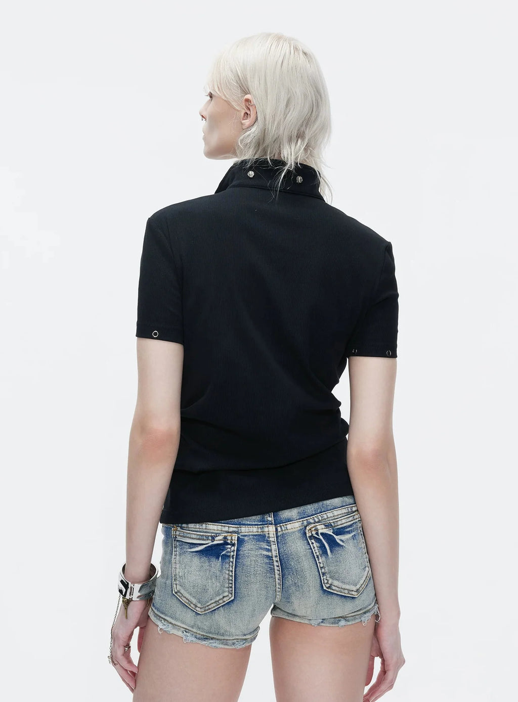 Napoleon Chain Embroidered Polo Tee