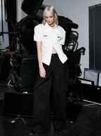 【26s Apr.】Pleated Waist Structured Shirt