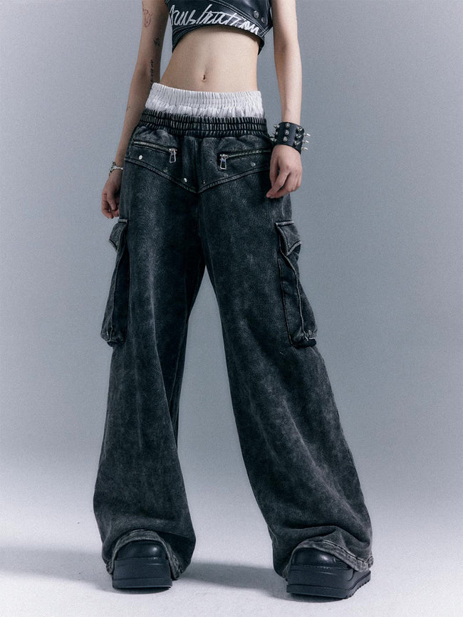 Double waist sweatpants Hover Image
