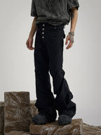 【26s Mar.】Deconstructed Washed Black Denim