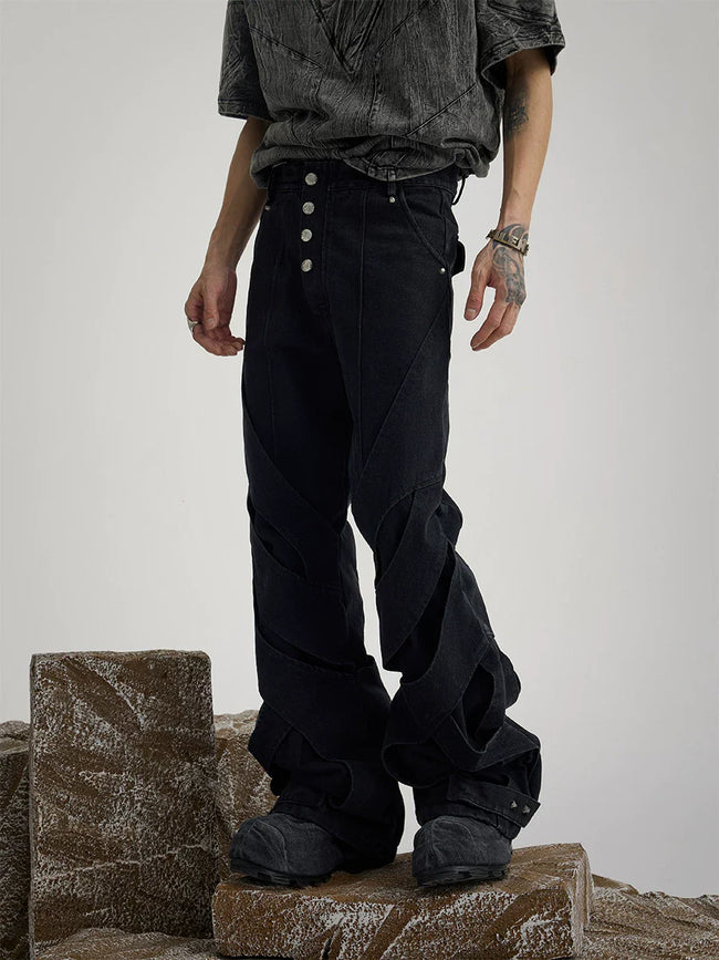【26s Mar.】Deconstructed Washed Black Denim Main Image