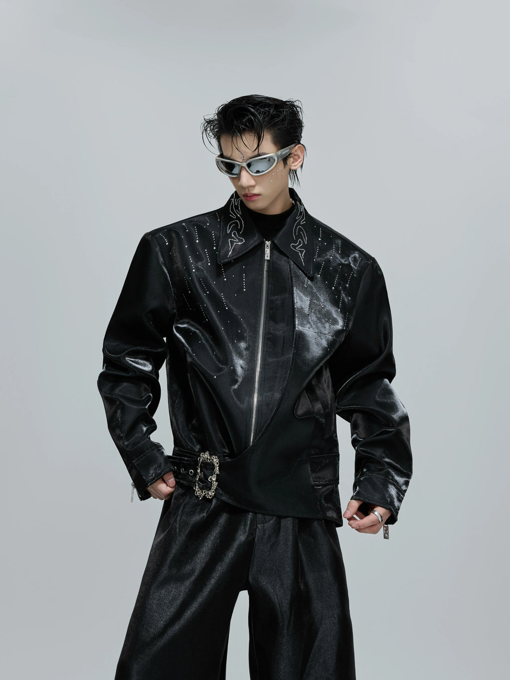 【25s Oct.】Stars* Matte Rhinestone Shiny Jacket