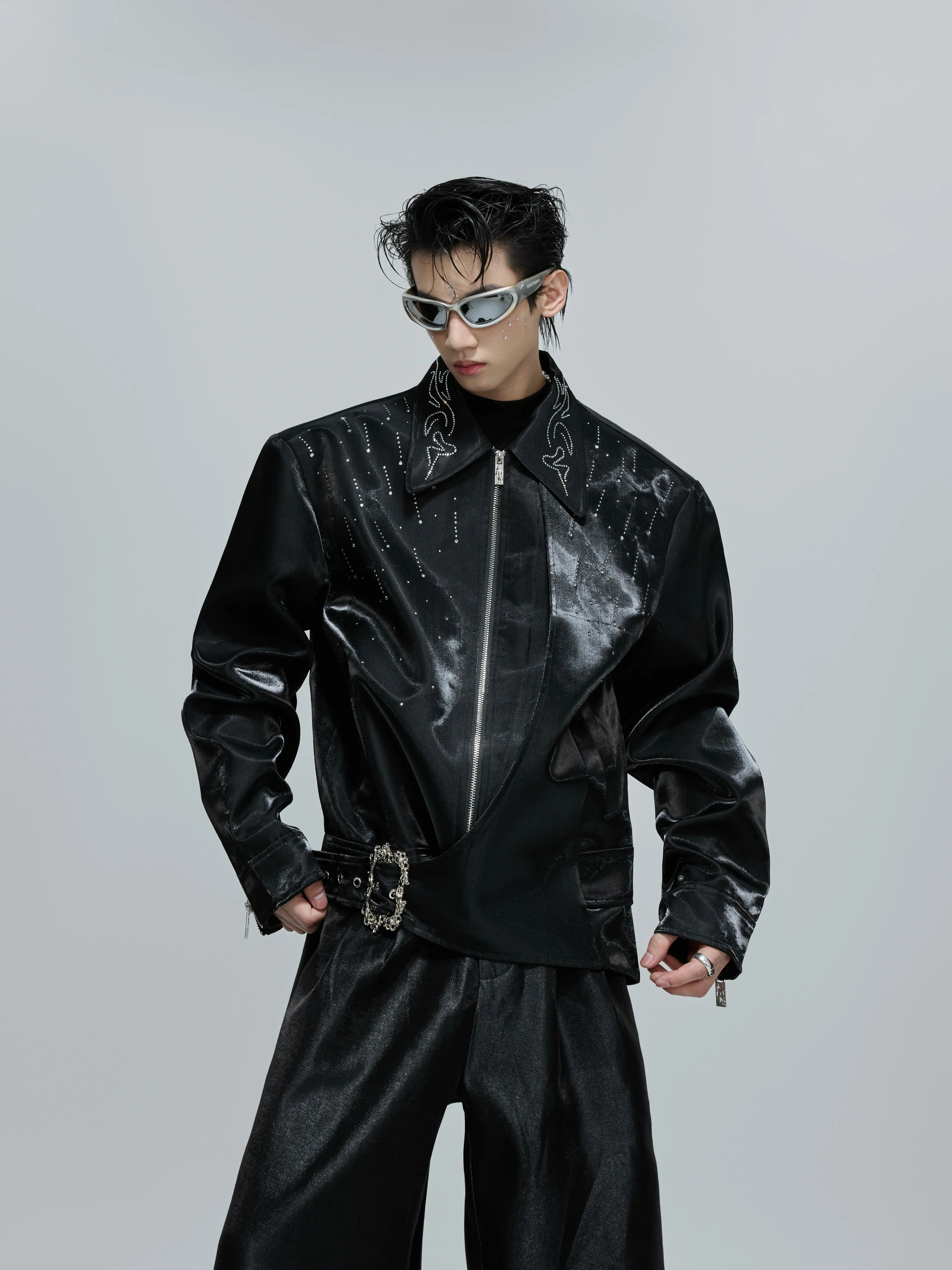 【25s Oct.】Stars* Matte Rhinestone Shiny Jacket