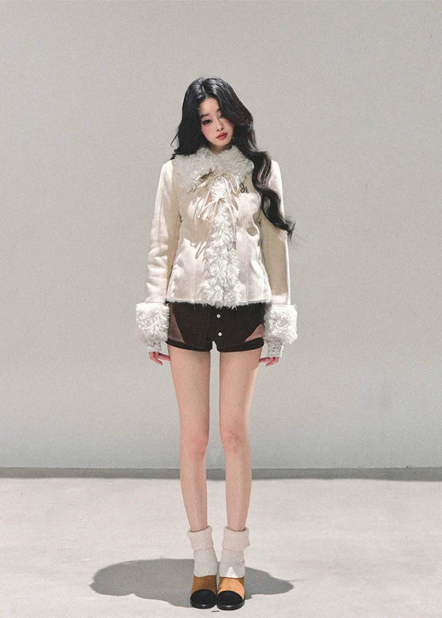 Winter Melt French Fur Jacket