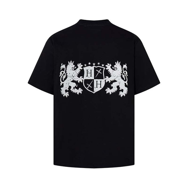 Cartoon Lion Badge Oversized Tee Main Image