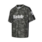 Embroidered Camo Mesh Jersey Tee